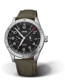 Halle 10 Edition, 44.00 mm, Black, Textile Strap, Stainless steel screw-in security crown, Multi-piece stainless steel case, minutes scale top ring