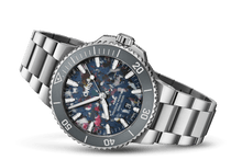 Aquis Date Upcycle, Multicoloured, Stainless steel Strap