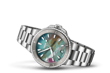 Aquis Date Upcycle, Multicoloured, Stainless steel Strap