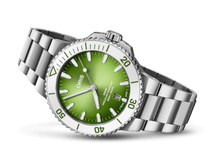 Aquis Date Taste of Summer, Green, Stainless steel Strap