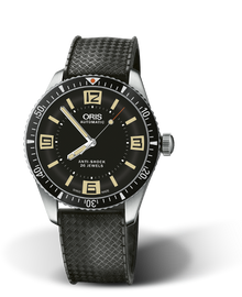 Divers Topper Edition, 40.00 mm, Black,  Strap, Stainless steel crown, Multi-piece stainless steel case, black DLC plated, minute scale top ring