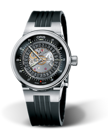 WilliamsF1 Team Skeleton Engine Date 2006, 40.50mm, Black, Rubber Strap, Stainless steel crown, Multi-piece stainless steel case, flexible lugs