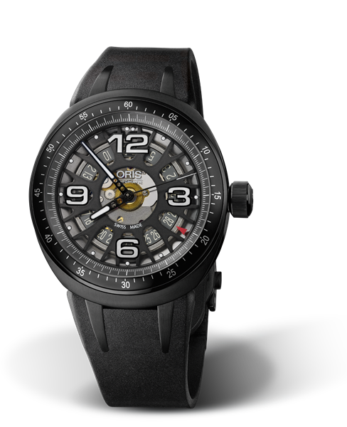 Darryl Oâ€™Young Limited Edition, 41mm, Black, Rubber Strap, Stainless steel crown, black PVD plated, Multi-piece titanium case, black plated, minutes scale top ring