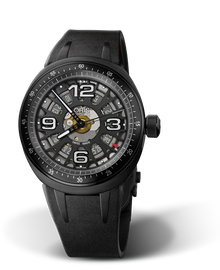 Darryl Oâ€™Young Limited Edition, 41mm, Black, Rubber Strap, Stainless steel crown, black PVD plated, Multi-piece titanium case, black plated, minutes scale top ring