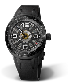 Darryl Oâ€™Young Limited Edition, 43.50mm, Black, Rubber Strap, Stainless steel crown, black PVD plated, Multi-piece titanium case, black plated, minutes scale top ring