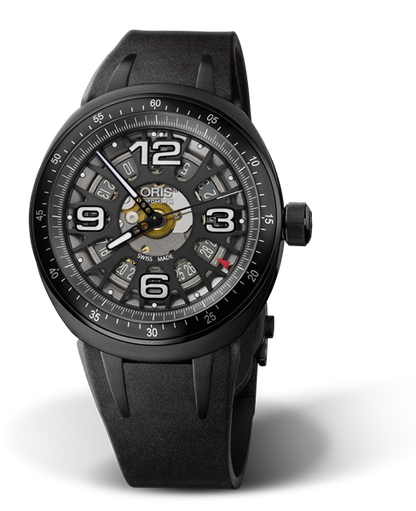 Darryl Oâ€™Young Limited Edition, 43.50mm, Black, Rubber Strap, Stainless steel crown, black PVD plated, Multi-piece titanium case, black plated, minutes scale top ring