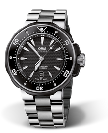 ProDiver Date, 49.00 mm, Black, Titanium Strap, Stainless steel, screw-in security crown, automatic Helium Valve, Multi-piece titanium case, rubber ceramic minutes scale top ring