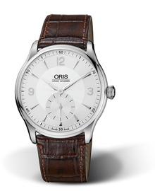 Artelier Hand Winding, Small Second, 40mm, Grey, Leather Strap, Stainless steel crown, Multi-piece stainless steel case