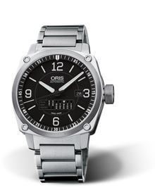 BC4 Retrograde Day, 42.70 mm, Black, Stainless steel Strap, Stainless steel Oris Quick Lock security crown, Multi-piece stainless steel case