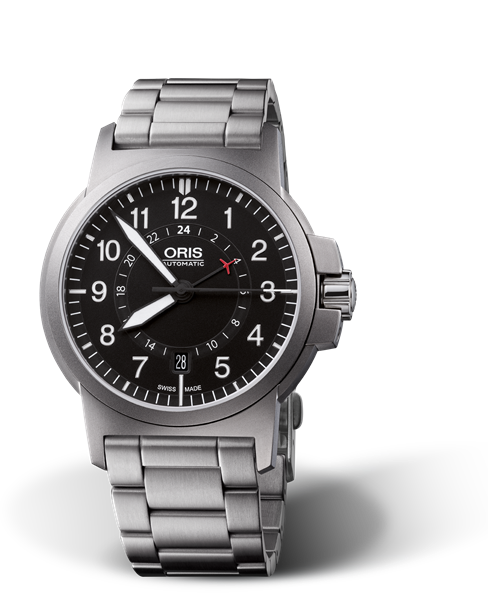 BC3 Air Racing Limited Edition, 42mm, Black, Titanium Strap, Stainless steel screw-in security crown, Multi-piece titanium case