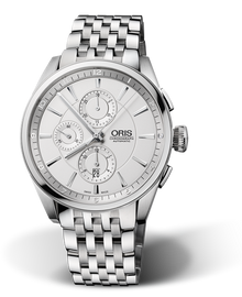 Artix Chronograph, 44mm, Grey, Stainless steel Strap, Stainless steel crown and pushers, Multi-piece stainless steel case