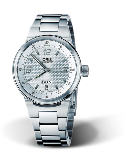 WilliamsF1 Team Day Date 2004, 40.50mm, Grey, Stainless steel Strap, Stainless steel crown, Multi-piece stainless steel case, flexible lugs