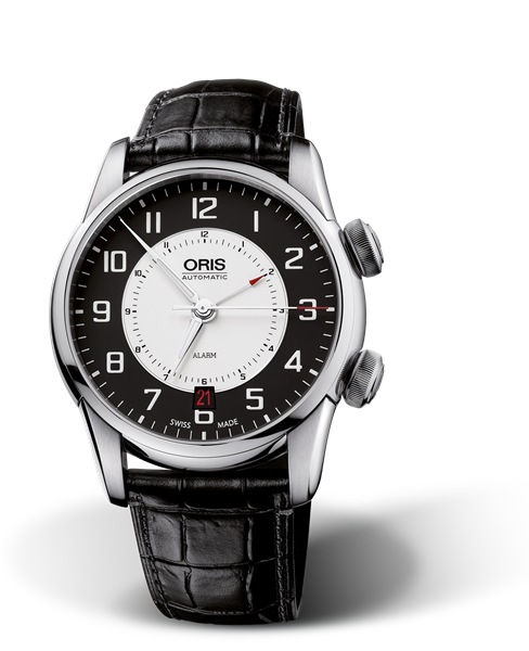 RAID 2011 Alarm Limited Edition, 42.50mm, Black, Leather Strap, Stainless steel crowns, Multi-piece stainless steel case