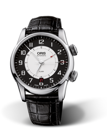 RAID 2011 Alarm Limited Edition, 42.50mm, Black, Leather Strap, Stainless steel crowns, Multi-piece stainless steel case