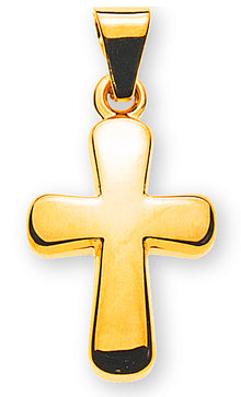 Balken-Kreuz Gelbgold 750 H: 12 mm