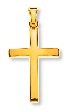 Kreuz Gelbgold 750 H: 22 mm