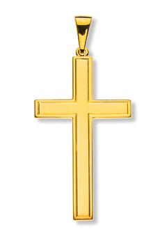 Balken-Kreuz Gelbgold 750 H: 41mm