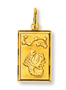 Anhänger Sternzeichen Skorpion Gelbgold 750 H: 14mm / mit Sternbild