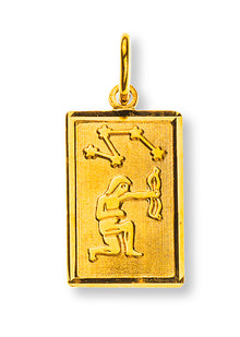 Anhänger Sternzeichen Schütze Gelbgold 750 H: 14mm / mit Sternbild