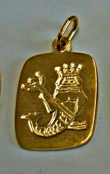 Anhänger Sternzeichen Wassermann Gelbgold 750 H: 16mm