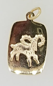 Anhänger Sternzeichen Widder Gelbgold 750 H: 16mm