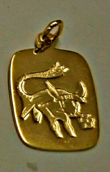 Anhänger Sternzeichen Stier Gelbgold 750 H: 16mm