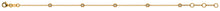 Bracelet Gelbgold 750 mit 5 Brillanten H SI ct.