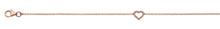 Bracelet 'Herz' Rotgold 750 mit 18 Brillanten H SI ct.