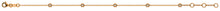 Bracelet Rotgold 750 mit 5 Brillanten H SI ct.