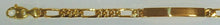 Figaro ID-Bracelet Gelbgold 750