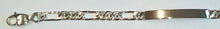Figaro ID-Bracelet Weissgold 750
