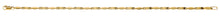 Bracelet Gelbgold 750, fantasie, halbmassiv, poliert