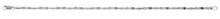 Bracelet Weissgold 750, fantasie, halbmassiv, poliert