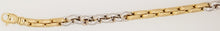 Collier Bicolor (Gelb-/Weissgold) 750 Handarbeit Ankerteile GG satiniert Erbsteile WG poliert