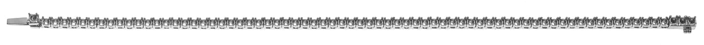 Bracelet Rohling Weissgold 750 76 Brillanten 4-Griff Fassung