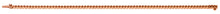 Bracelet Rohling Rotgold 750 76 Brillanten 4-Griff Fassung