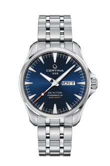 DS Action Day Date Powermatic 80 blau