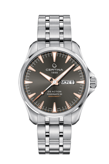 DS Action Day Date Powermatic 80 grau