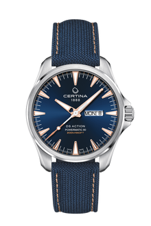 DS Action Day Date Powermatic 80 blau