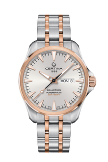 DS Action Day Date Powermatic 80 Silber