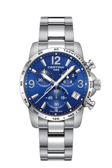 DS Podium Chronograph 1/10 sec blau