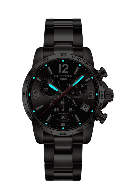 DS Podium Chronograph 1/10 sec grau