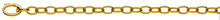 Bracelet Anker oval Gelbgold 750 Handarbeit