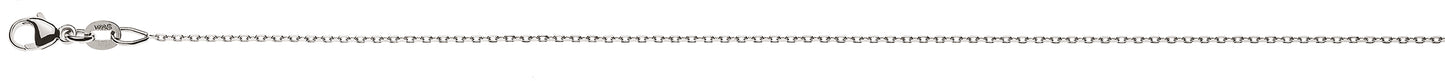 Anker 4-fach geschliffen Weissgold 750