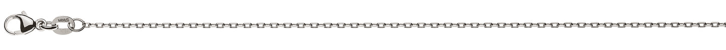 Anker 4-fach geschliffen Weissgold 750