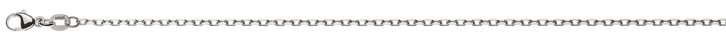 Anker 4-fach geschliffen Weissgold 750