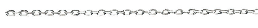 Anker oval diamantiert Weissgold 750