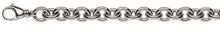 Collier Anker oval Weissgold 750 Handarbeit