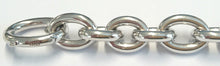 Armband Figaro-Anker oval Weissgold 750 Handarbeit 3 (13.7x) + 1 (14.7x19,8mm) mit 1 Brillant auf Verschluss H SI ct.