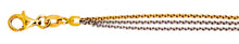 Rundanker Bicolor (Gelb-/Weissgold) 750 3-Reihig 2x WG 1x GG je
